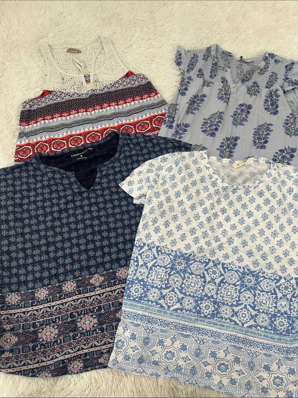 🦊 Bundle of 4 Lucky Brand Shirts